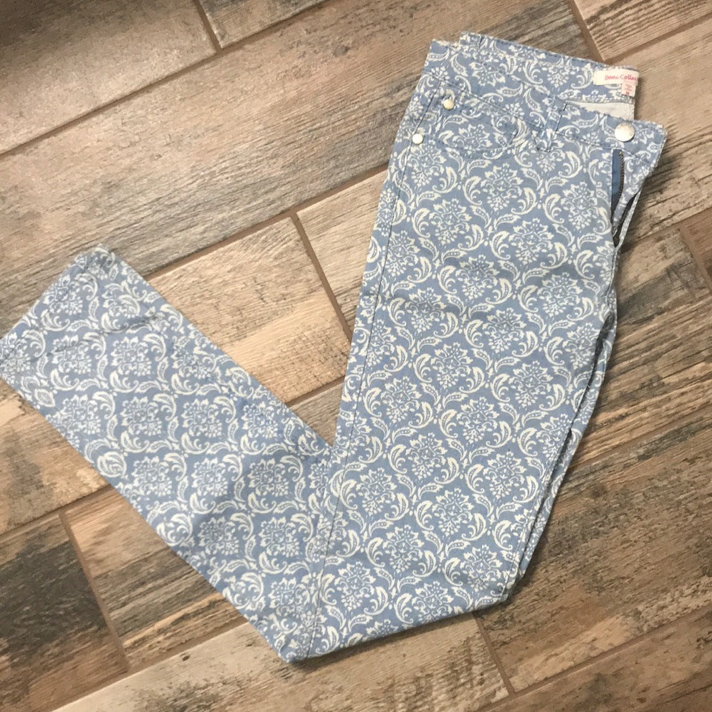 Paisley patterned jeans